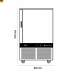  Blast chiller - Shock freezer 